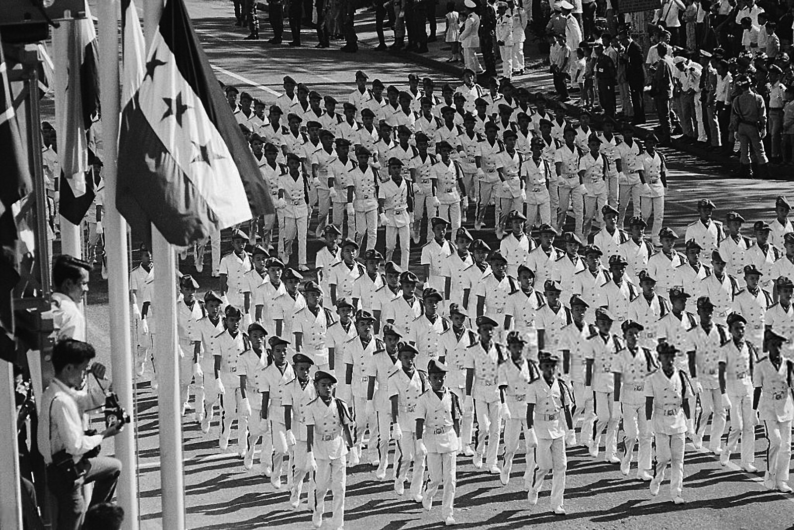 SAIGON 1967 - South Vietnamese Cadets Marching in Parade
