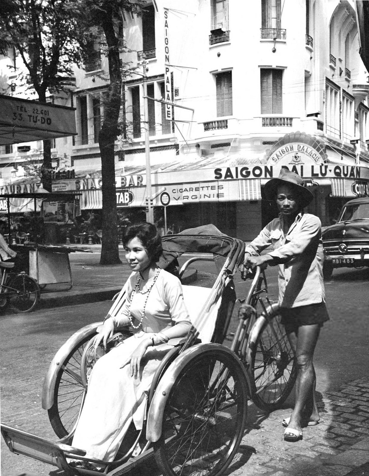 PEDICAB IN SAIGON 1950s