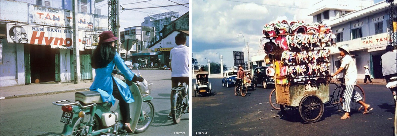 Ngã tư Đinh Tiên Hoàng - Nguyễn Huy Tự - Trần Quang Khải, Q.1, SAIGON 1964-1970
