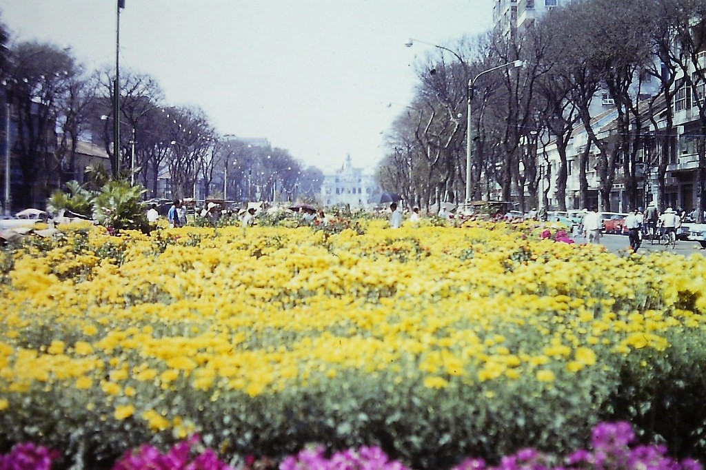 Saigon Feb 1967 - Chợ hoa Tết Đinh Mùi đường Nguyễn Huệ