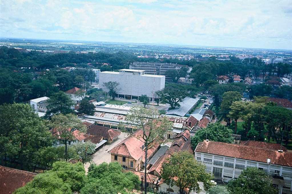 View of Embassy Buildings in Saigon (October 3, 1967)