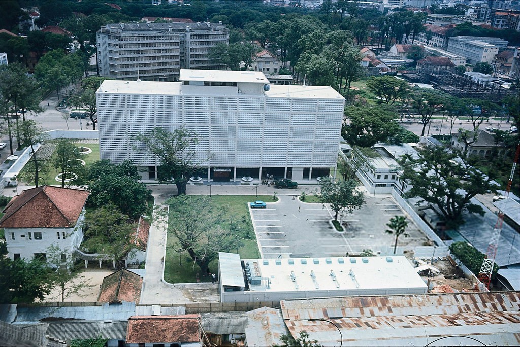 View of Landscape Surrounding Saigon Embassy (October 3, 1967)