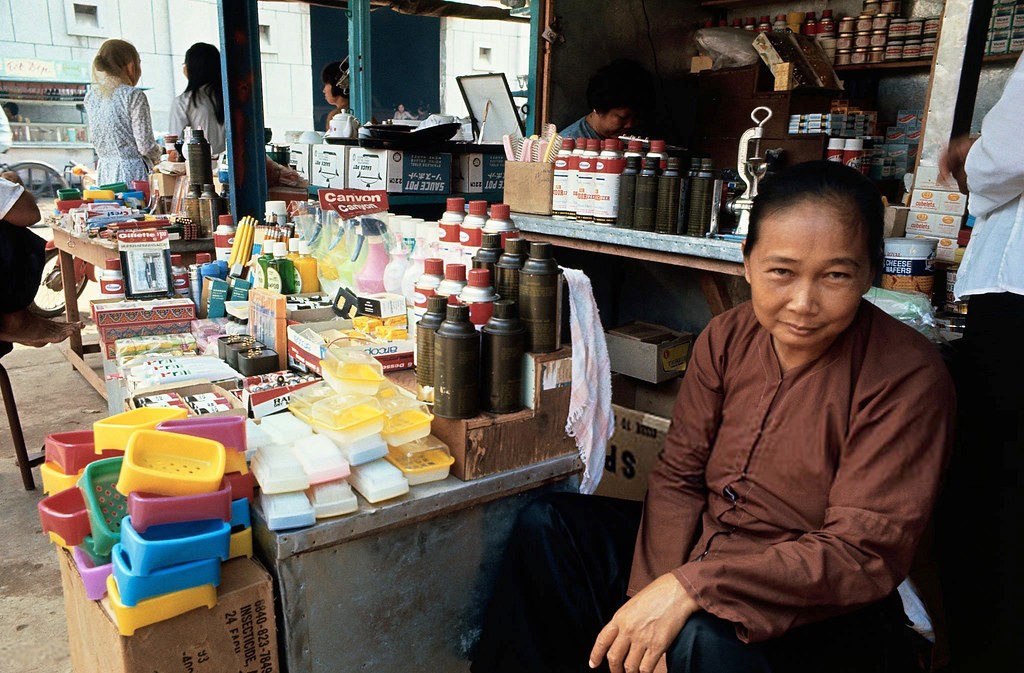 Vendor Waiting for Customers 1969