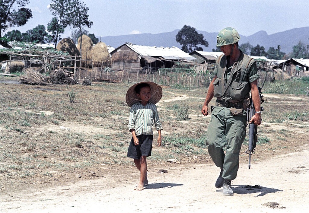 Vietnam War 1968 - Captain Charles S. Robb, President Lyndon B. Johnson&#x27;s son-in-law
