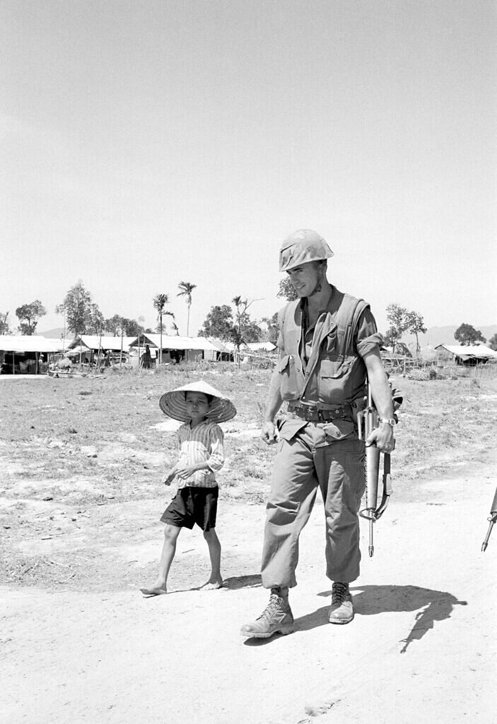 Vietnam War 1968 - Captain Charles S. Robb, President Lyndon B. Johnson&#x27;s son-in-law