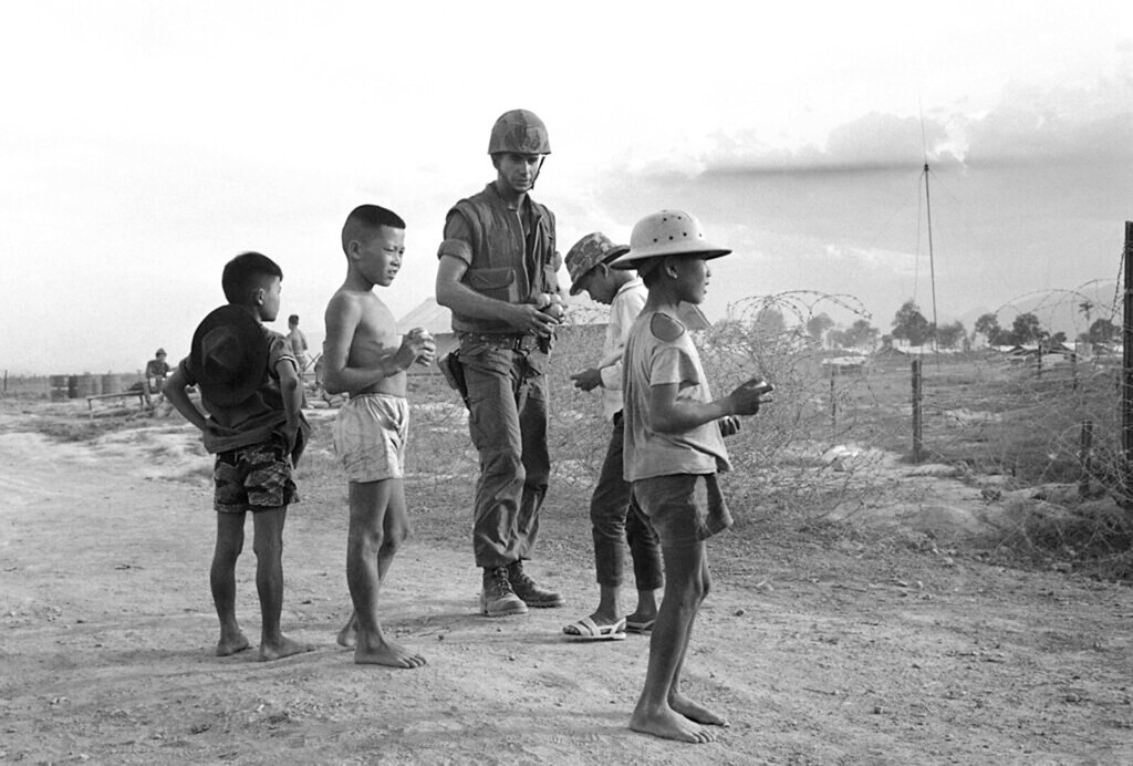 Vietnam War 1968 - Captain Charles S. Robb, President Lyndon B. Johnson&#x27;s son-in-law