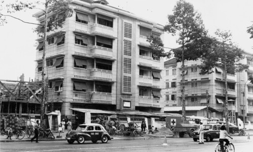 Vietnam War 1965 - Bệnh viện Hải Quân Mỹ trên đường Trần Hưng Đạo, Saigon