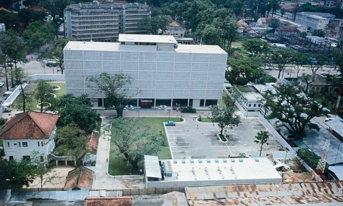 View of Landscape Surrounding Saigon Embassy (October 3, 1967)
