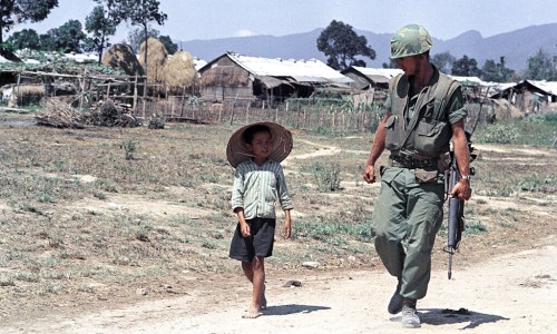 Vietnam War 1968 - Captain Charles S. Robb, President Lyndon B. Johnson&#x27;s son-in-law