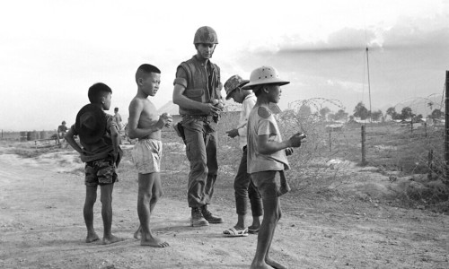 Vietnam War 1968 - Captain Charles S. Robb, President Lyndon B. Johnson&#x27;s son-in-law