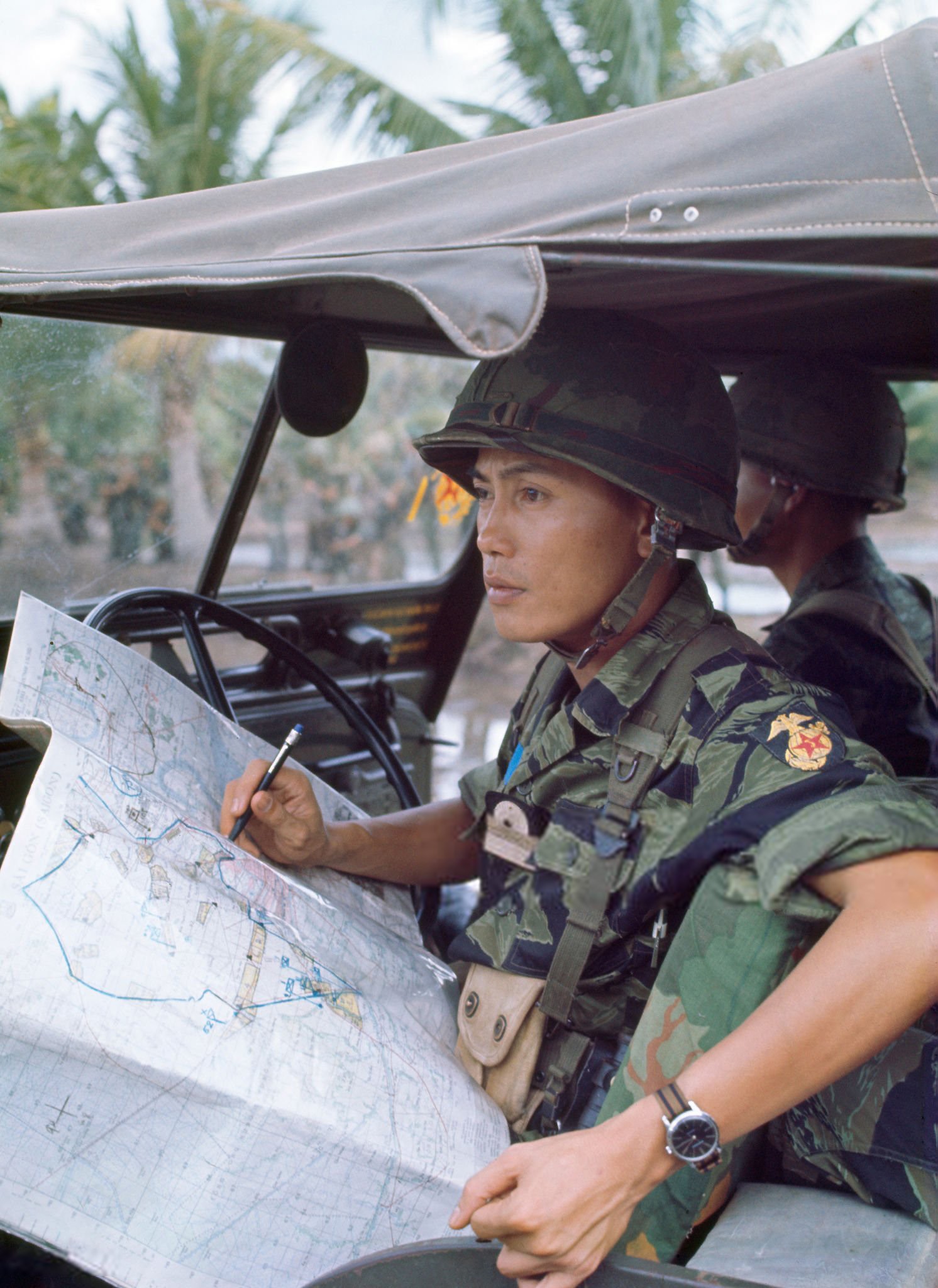 South Vietnamese Army Officer - Vietnam War 1965 - Thiếu tá Tôn Thất Soạn, binh chủng TQLC