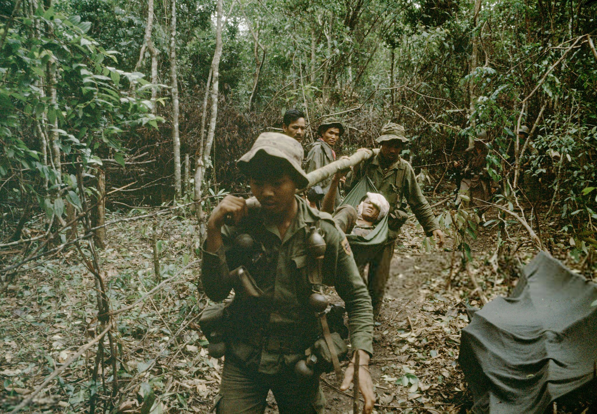 South Vietnamese Troops on Military Manoeuvres