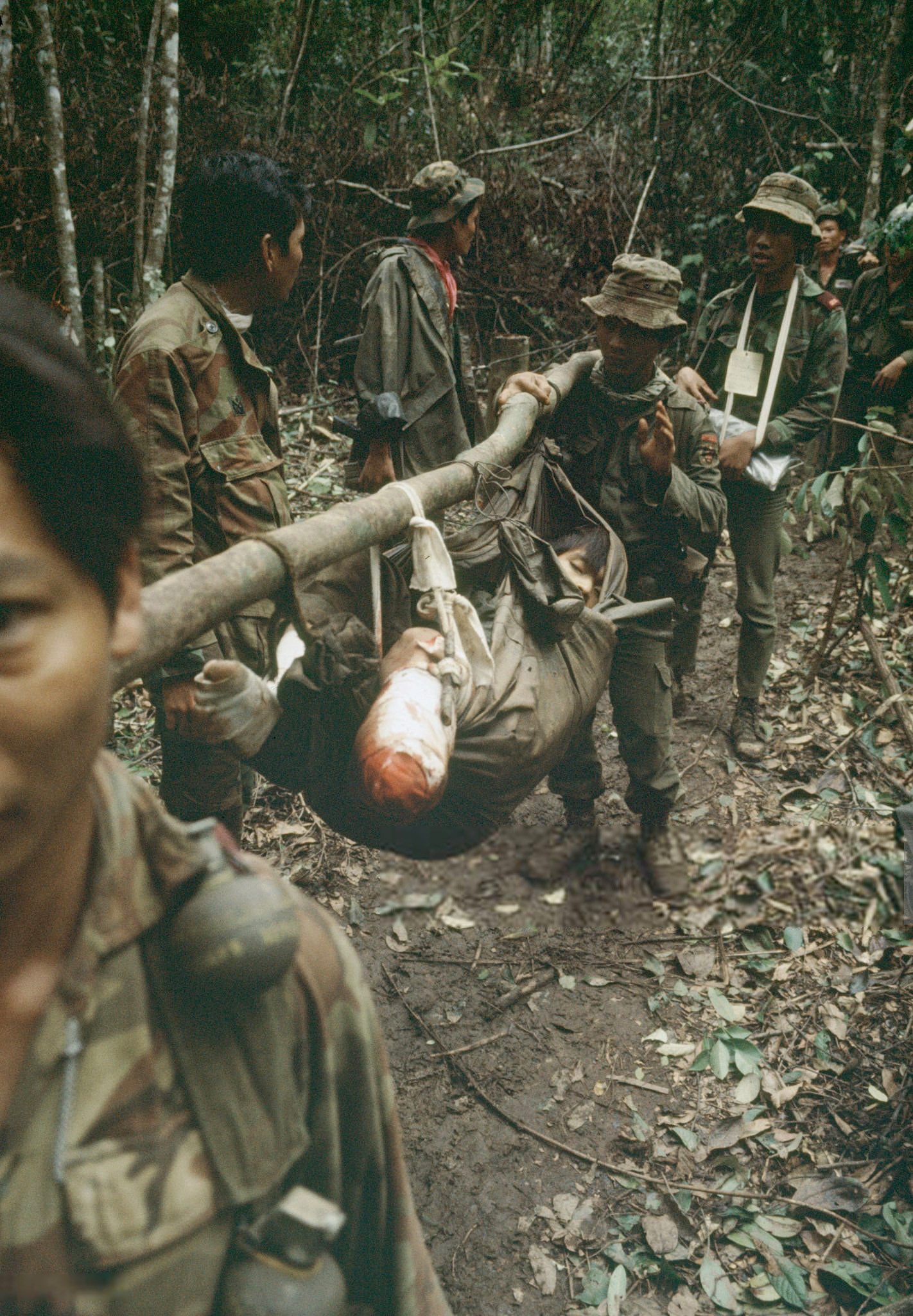 South Vietnamese Troops on Military Manoeuvres