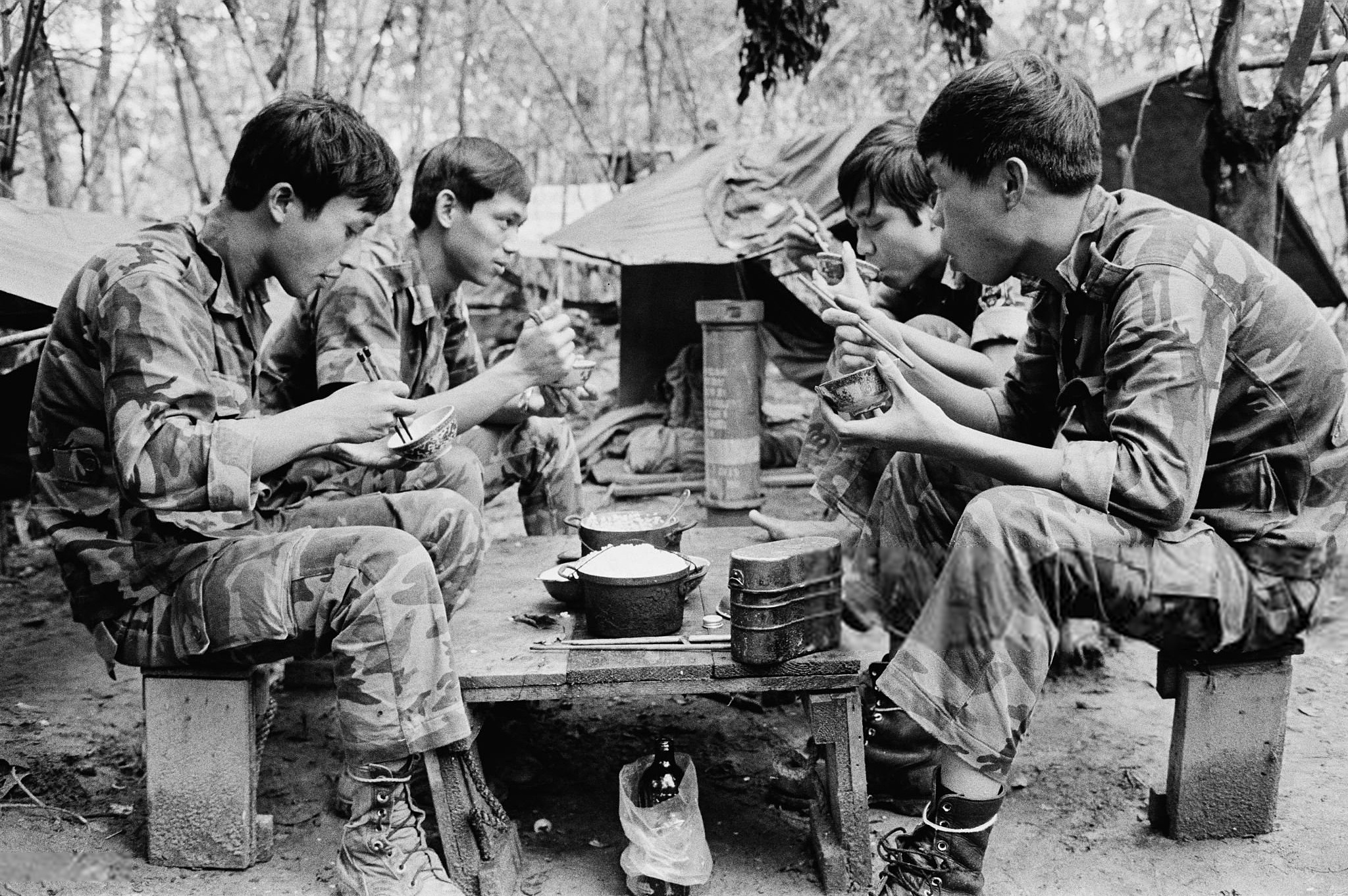 South Vietnamese Troops on Military Manoeuvres 4-1974