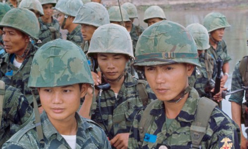 South Vietnamese Army Officer - Vietnam War 1965 - Thiếu tá Tôn Thất Soạn, binh chủng TQLC