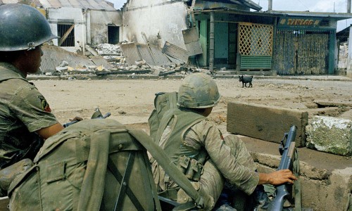 Vietnam War 1972 - South Vietnamese Marines in Dong Ha