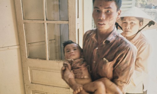 Father &amp; Wounded Child, Vietnam War