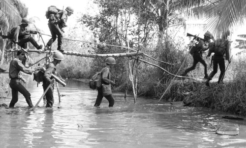 Vietnam War 1969 - Crossing Water