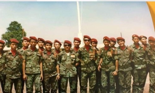 Hình ảnh các quân nhân thuộc Tiểu đoàn 5 Nhảy Dù VNCH.
