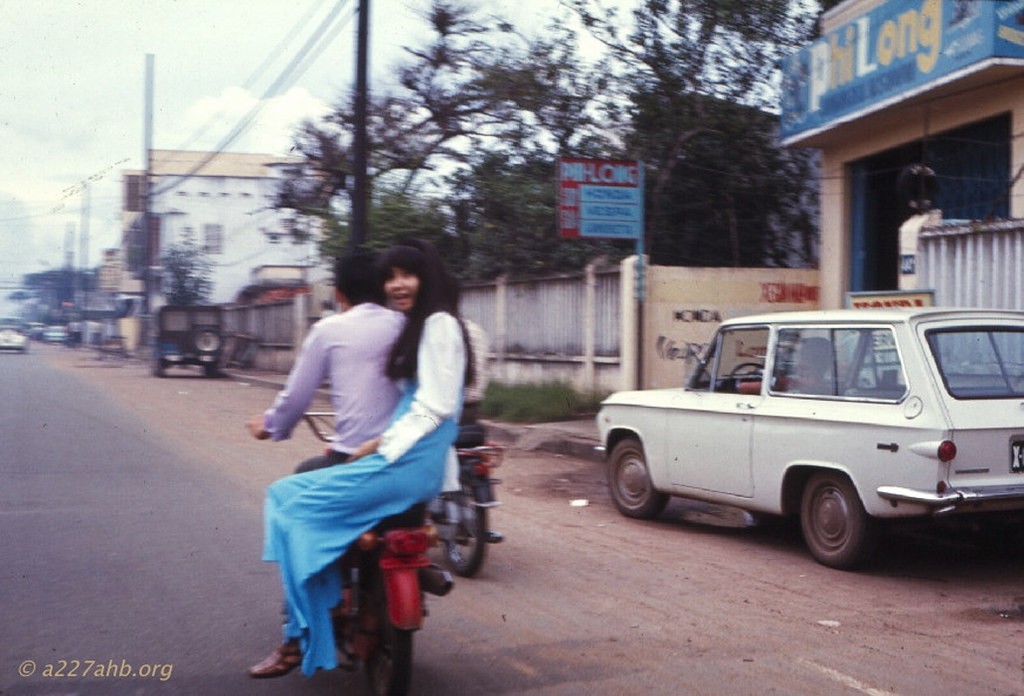 Saigon 1969 - How the locals traveled - Photo by Wayne Trucke