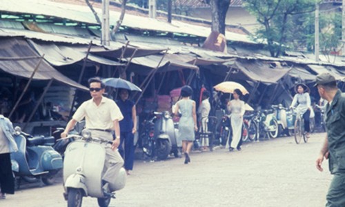 Saigon 1967 - Hàm Nghi st (Chợ cũ) - Donald Jellema Collection - Vietnam Center and Archive