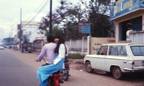 Saigon 1969 - How the locals traveled - Photo by Wayne Trucke