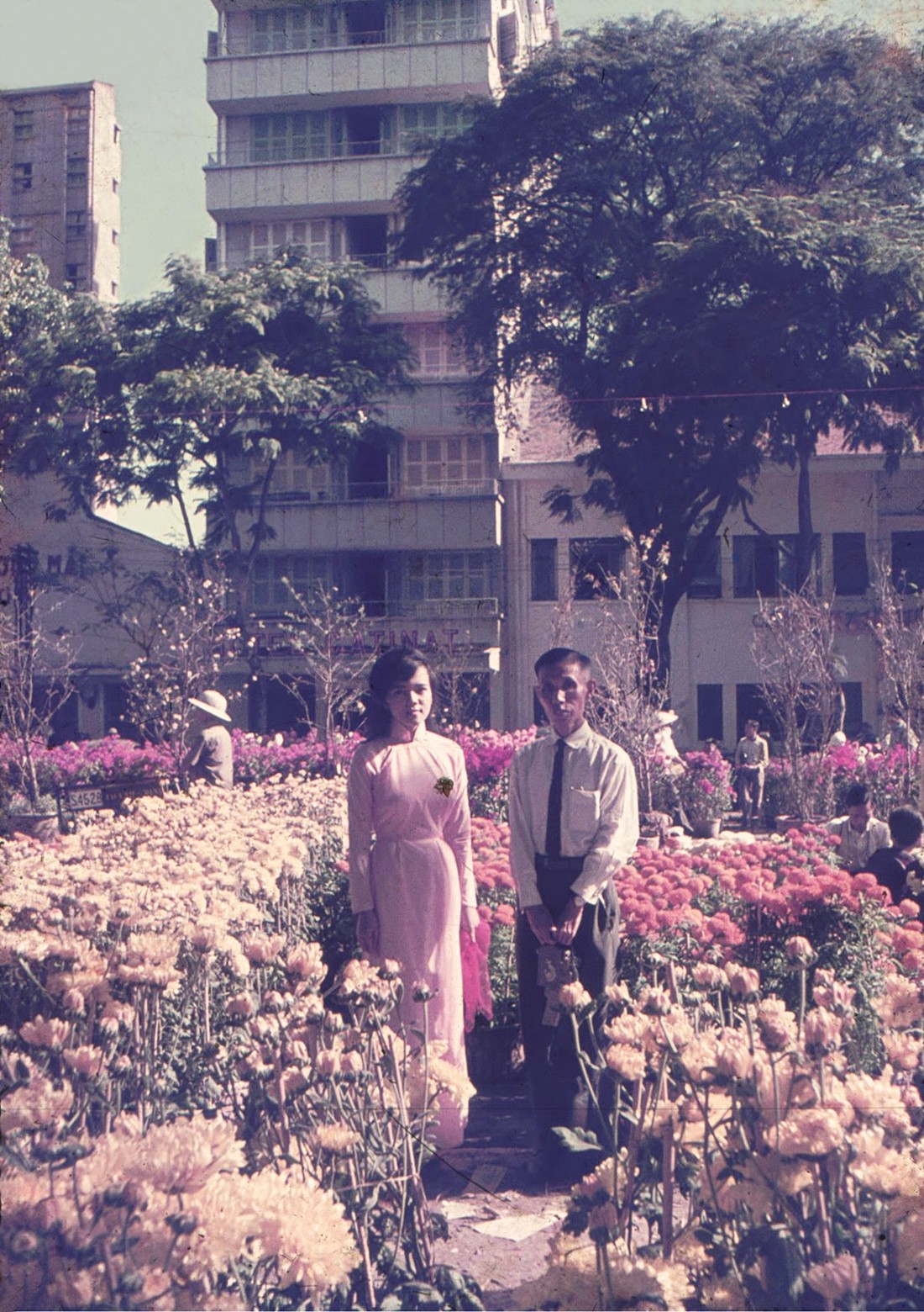 Saigon 1967 - Chợ hoa Tết đường Nguyễn Huệ
