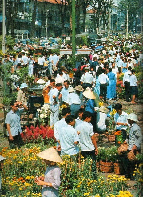 Tết xưa , chợ hoa Sài Gòn 4