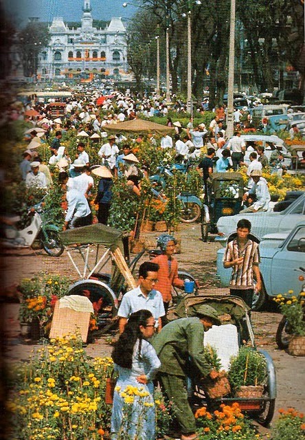 Tết xưa , chợ hoa Sài Gòn 5