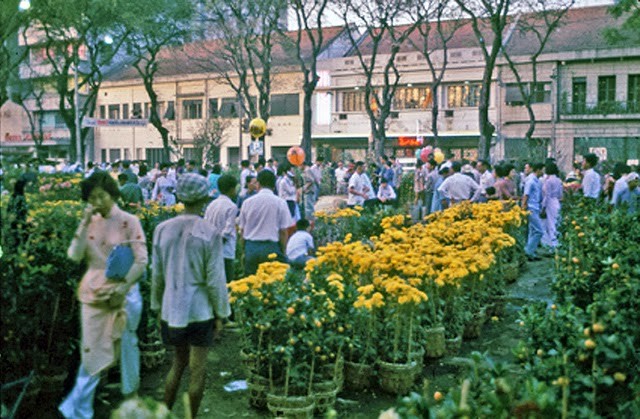 Tết xưa , chợ hoa Sài Gòn 15