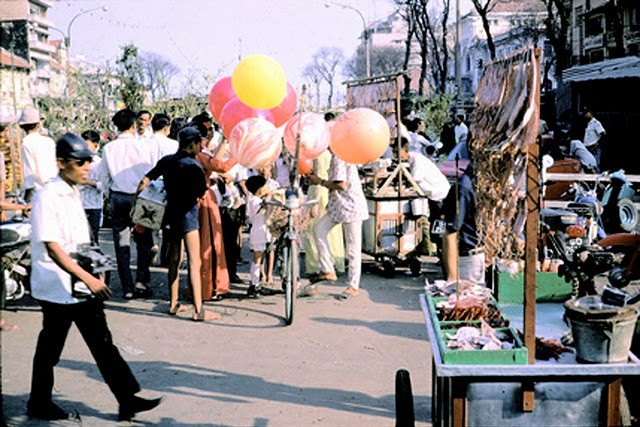 Tết xưa , chợ hoa Sài Gòn 32