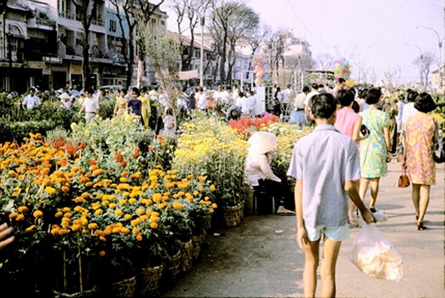 Tết xưa , chợ hoa Sài Gòn 33
