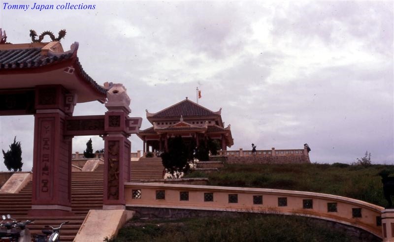 The Temple At The Entrance Of The ARVN National Cemetery On 1A - Photo by Gregory M. Farris 1968-69