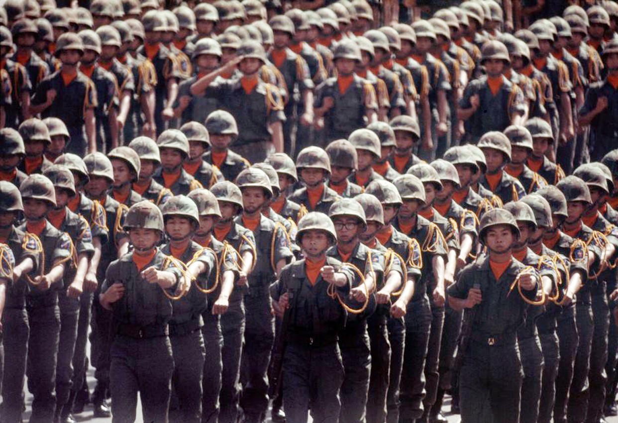 Saigon 1971 - National Day. Photo by Bruno Barbey