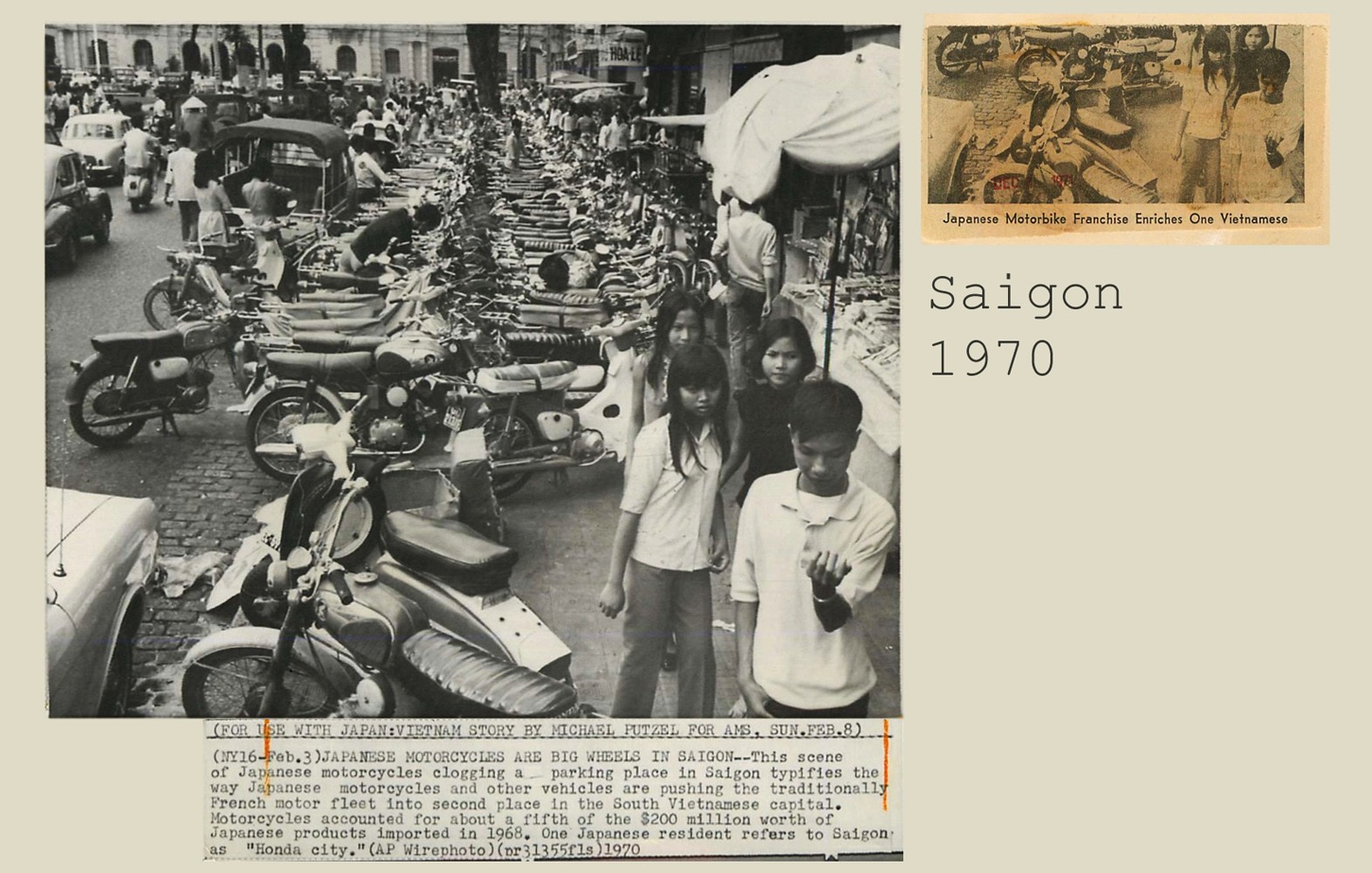 Saigon 1970 (Honda City) - Trước Tòa Đô Chánh