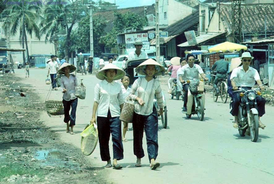 Mỹ Tho / Định Tường xưa 1969 - Photo by Jacques Teyssier