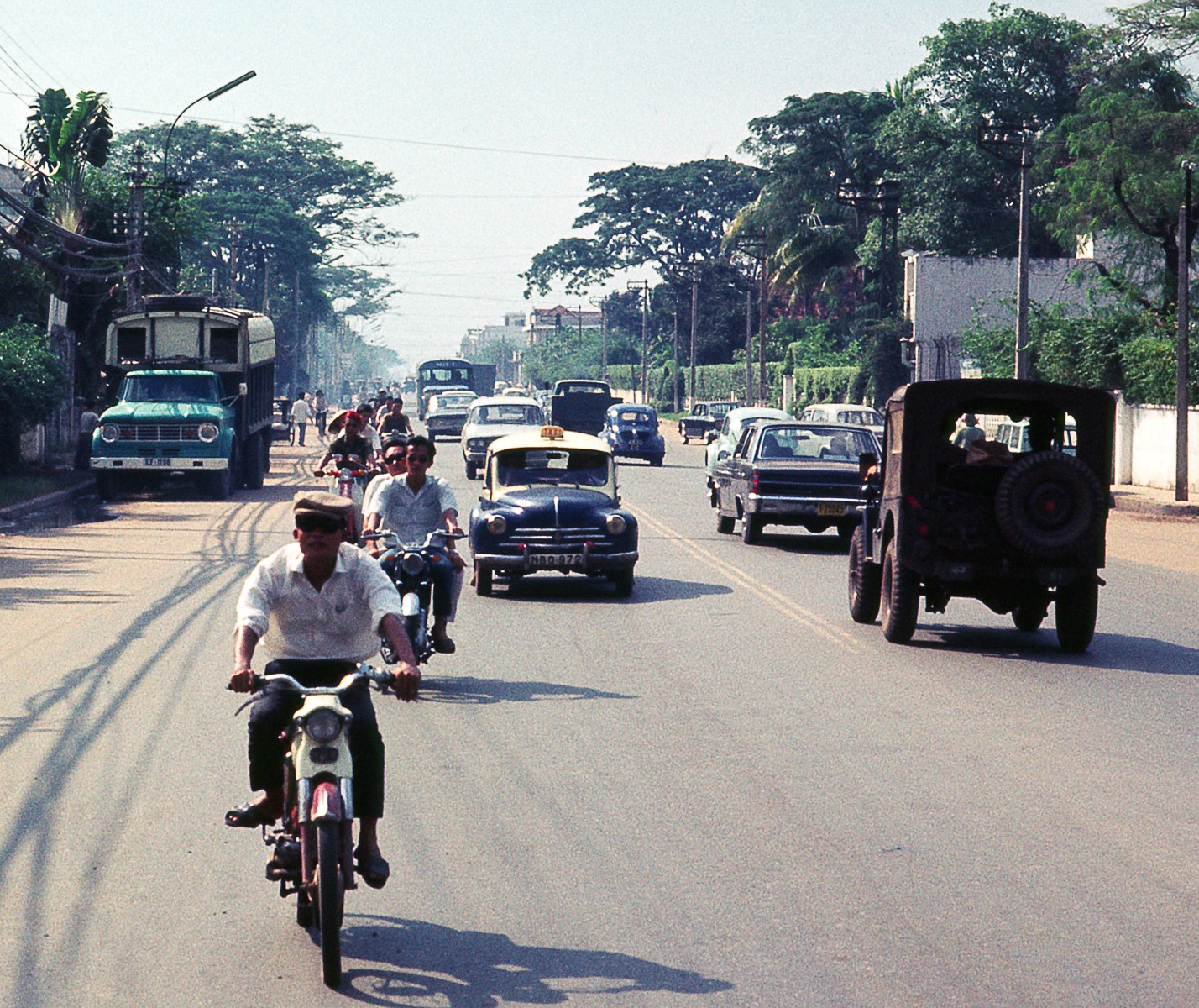 Saigon 1968 - Đường Công Lý, nay là NKKN - Photo by Brian Wickham