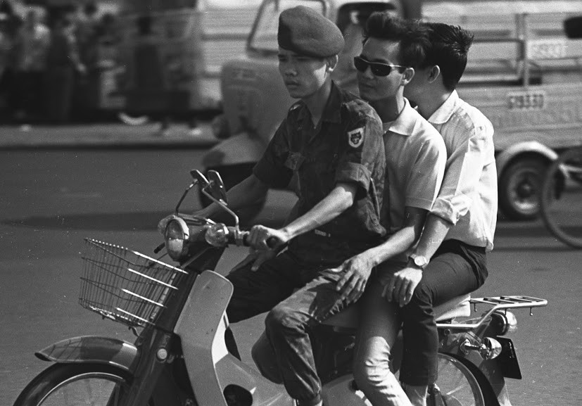 Saigon 1968 - ARVN Ranger & friends - Photo by Brian Wickham