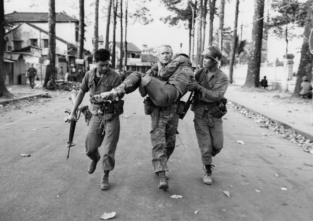 Saigon Feb. 6, 1968 - Tet Offensive. (AP Photo/Dang Van Phuoc)