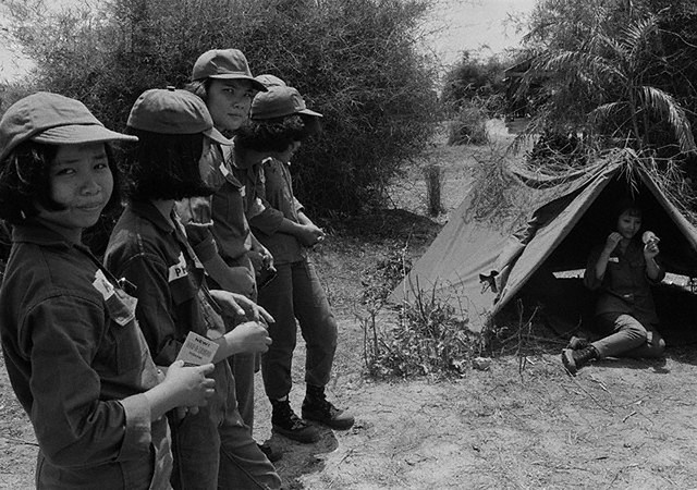 Saigon 30 Apr 1968, Quang Trung - Nữ quân nhân tại quân trường Quang Trung