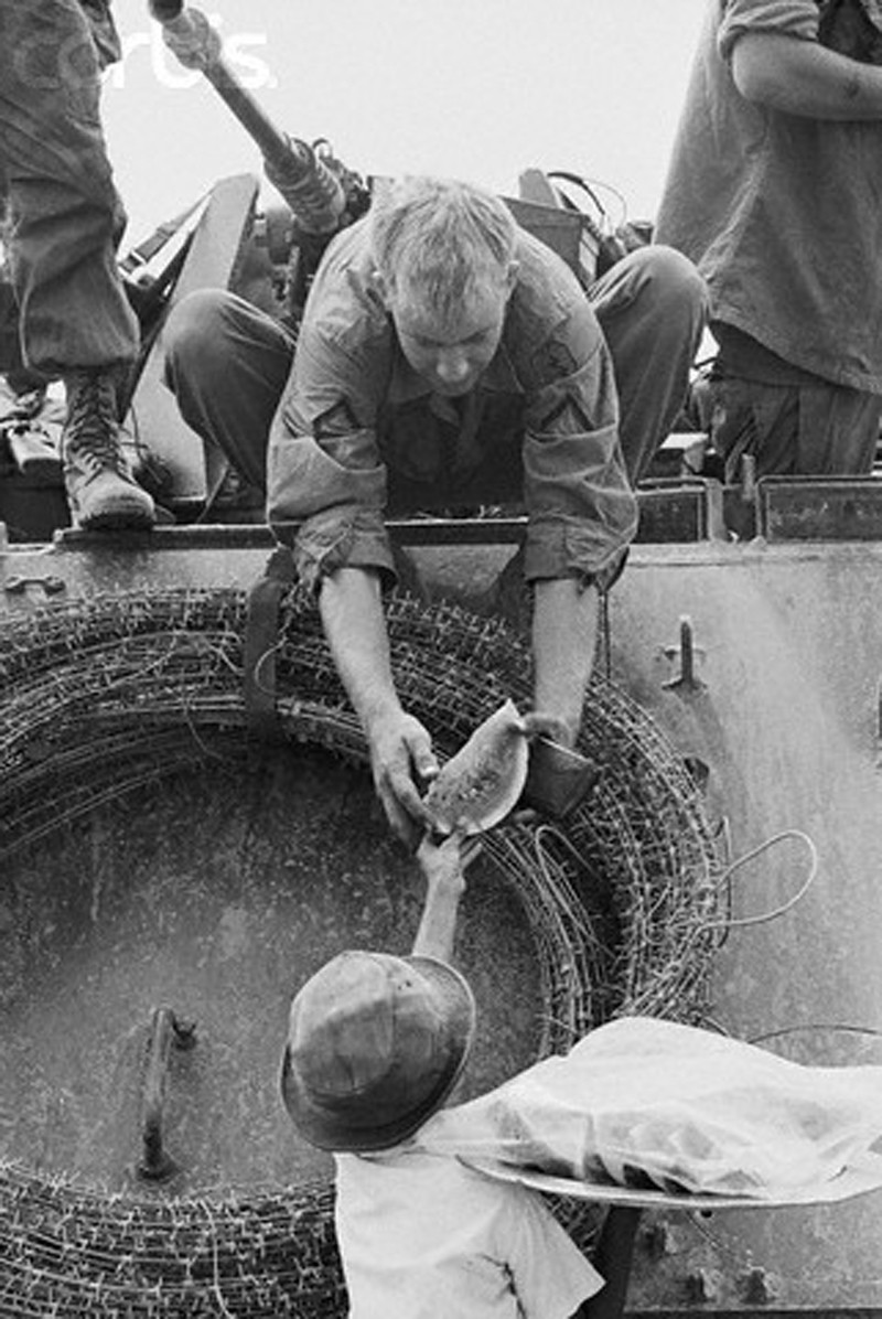 13 Mar 1968, Chu Chi, South Vietnam - Refreshment.