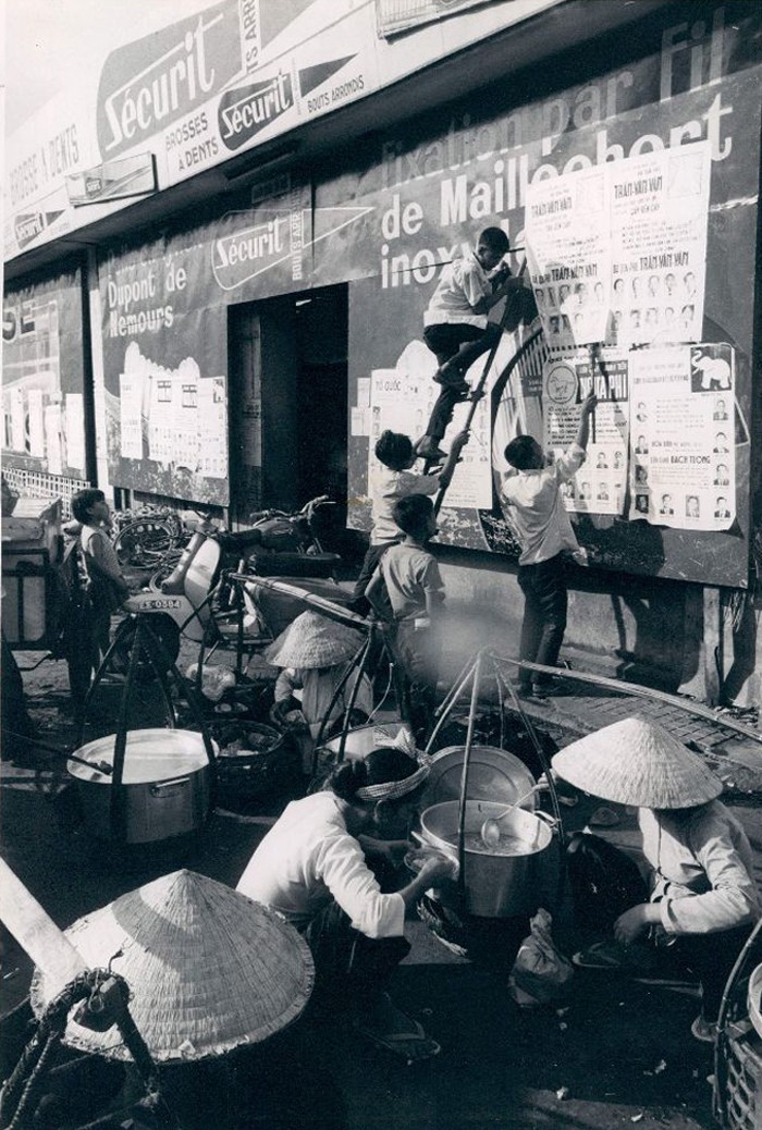 Vietnam Election Posters in Saigon 1967