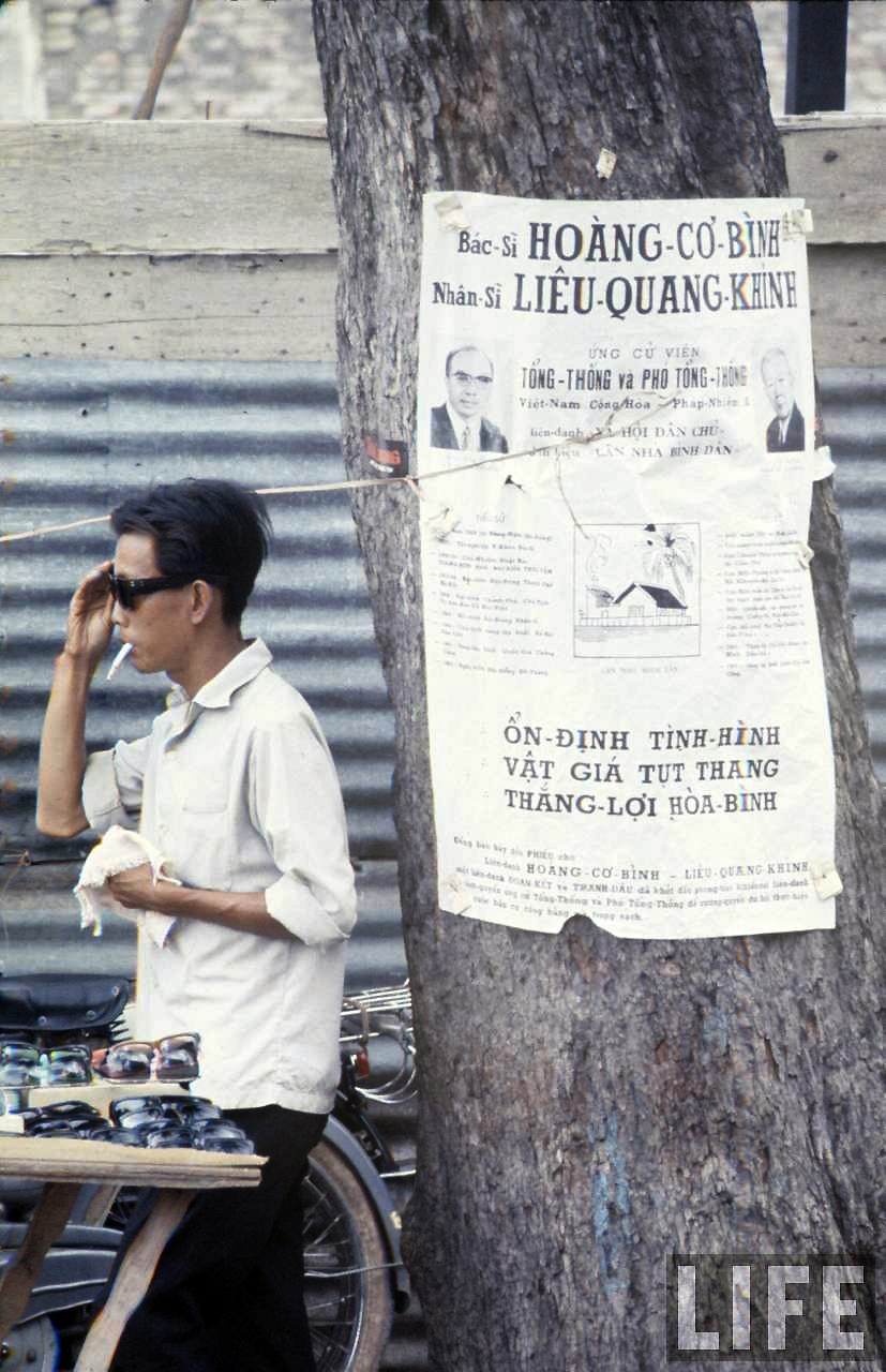 Saigon 1967 - Bầu cử Tổng thống.Saigon Election Posters