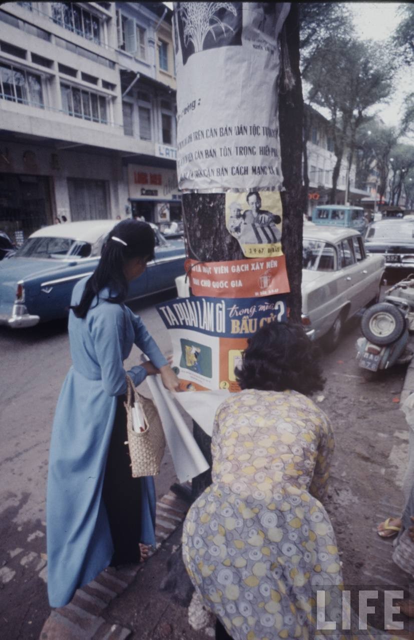 Saigon 1967 - Bầu cử Tổng thống. Saigon Election Posters