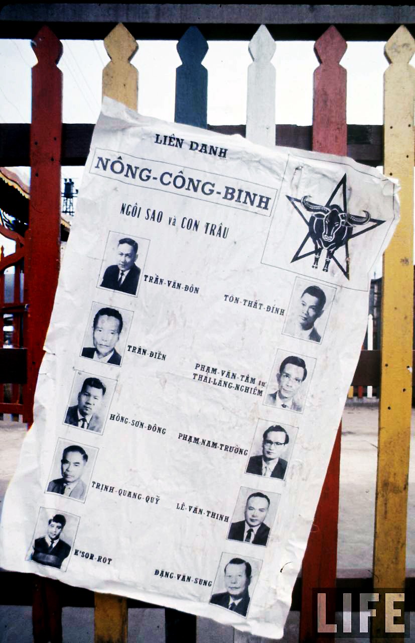 Saigon 1967 - Bầu cử Tổng thống.Saigon Election Posters