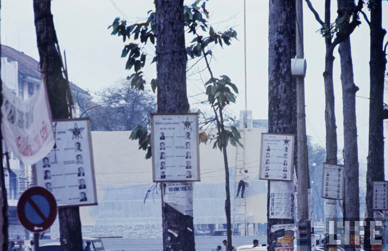 Saigon 1967 - Bầu cử Tổng thống. Saigon Election Posters