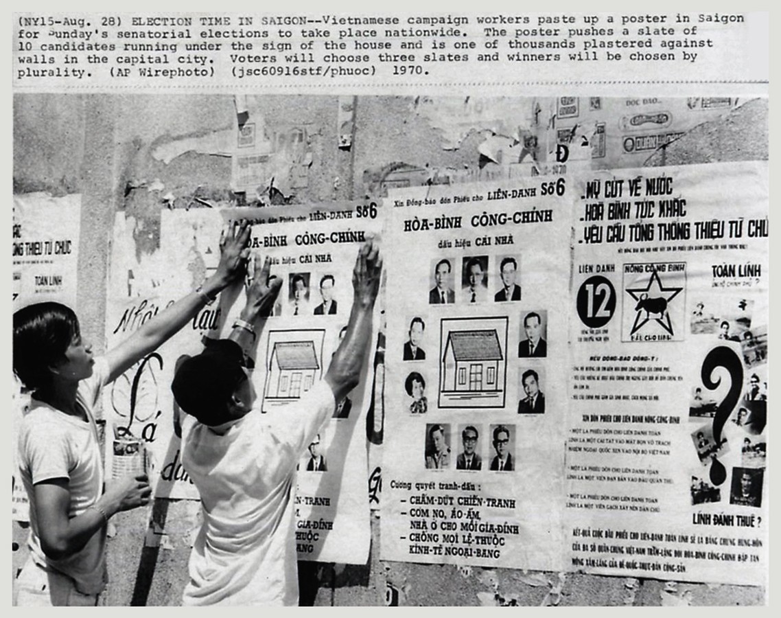 1970 - 1960's Voting, Campaigns & Elections in Vietnam