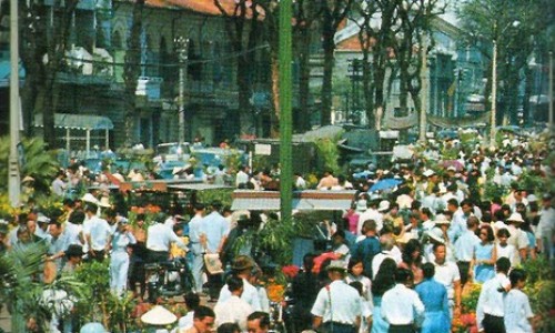 Tết xưa , chợ hoa Sài Gòn 4