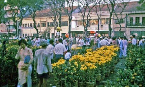 Tết xưa , chợ hoa Sài Gòn 15