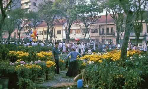 Tết xưa , chợ hoa Sài Gòn 16